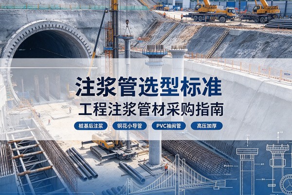 卫东注浆管选型标准