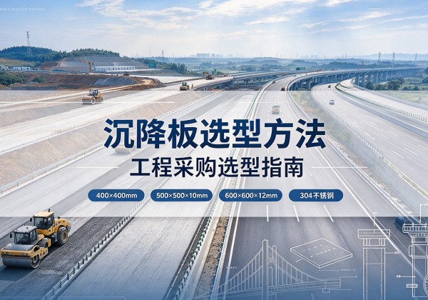 卫东沉降板选择方法